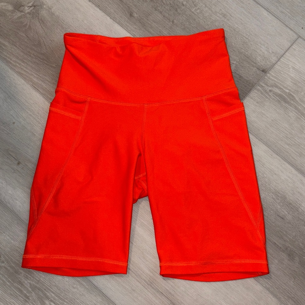 Old Navy Women's Bright Orange Bike Shorts